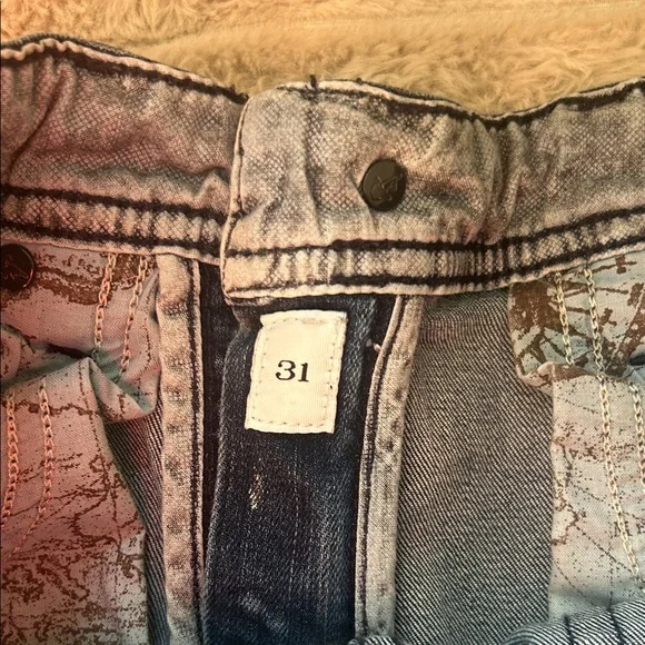 Robert Graham Men's Blue Denim Jeans - Picture 4 of 4